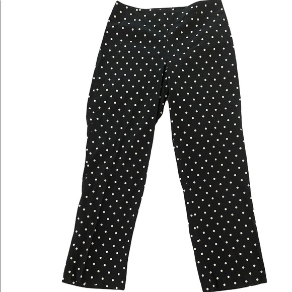 A. Byer Pants - A. Byer Polka Dot Black Pants Women